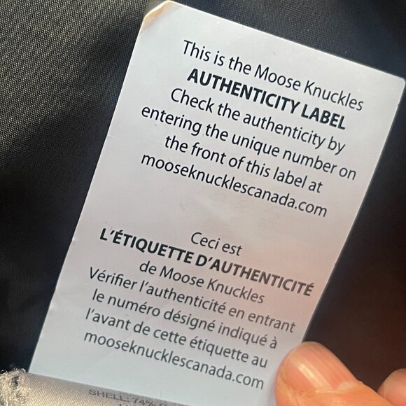 Moose Knuckles down filled winter coat, size small - Picture 6 of 14